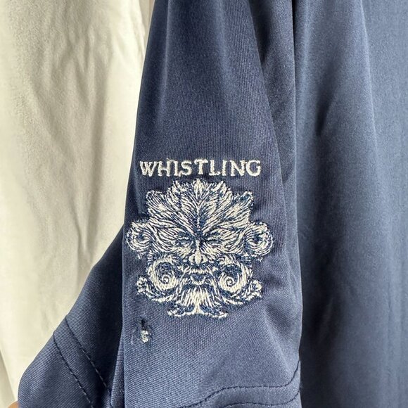 Greg Norman Mens Colorblock Polo Shirt M 100% Polyester Whistling Straits Logo - Picture 4 of 7